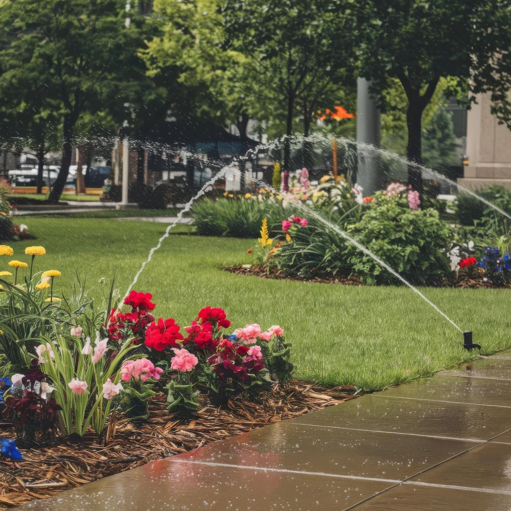 Smart sprinkler system installation for efficient watering in Dallas